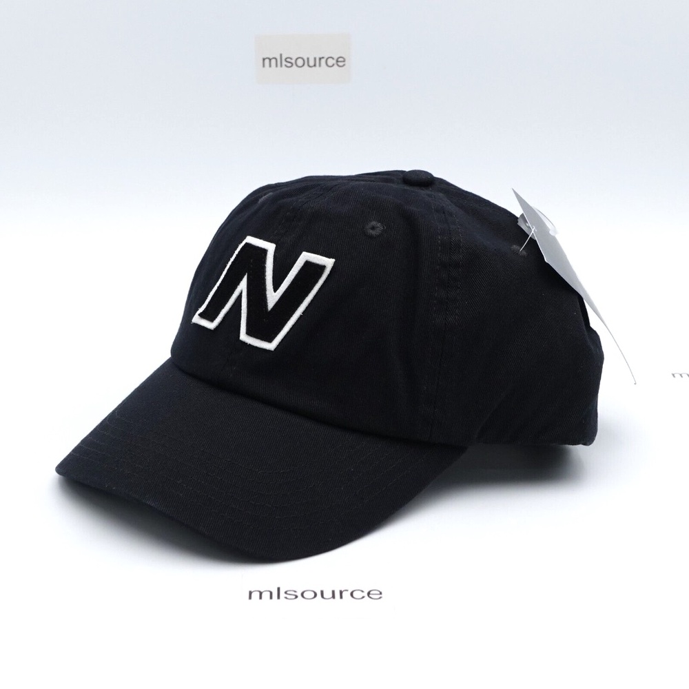 NEW New Balance V990 Block N Curved Brim Snapback Hat Cap LAH21214 Navy